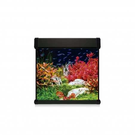 Kit acuario Aqua Lux Pro 190 negro filtros exterior