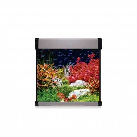 acuario Aqua Lux Pro 190 plata filtros exterior